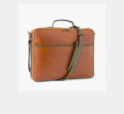 Boris Lüks Erkek Laptop Çantası - Taba (Ekstra Renkler)
