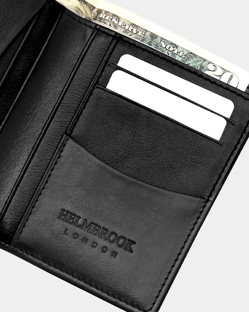 Dayton Erkek RFID Korumalı İnce Dikey Deri Cüzdan