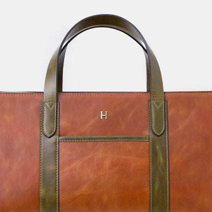 Leonard Lüks Deri Seyahat Çantası