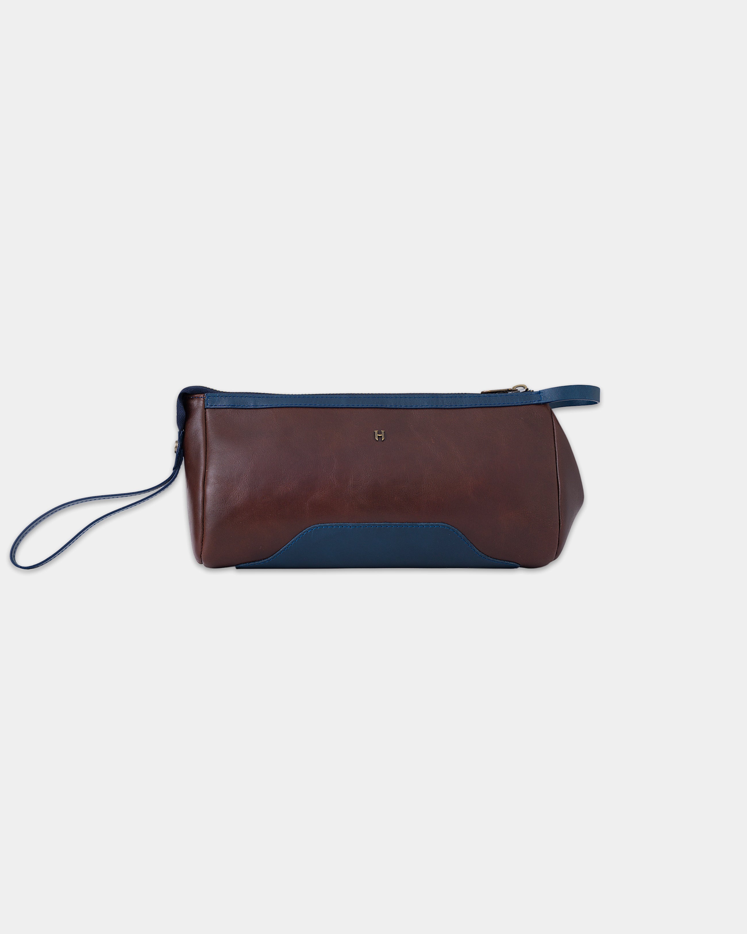 Edwin Unisex Deri Kozmetik & Makyaj Çantası