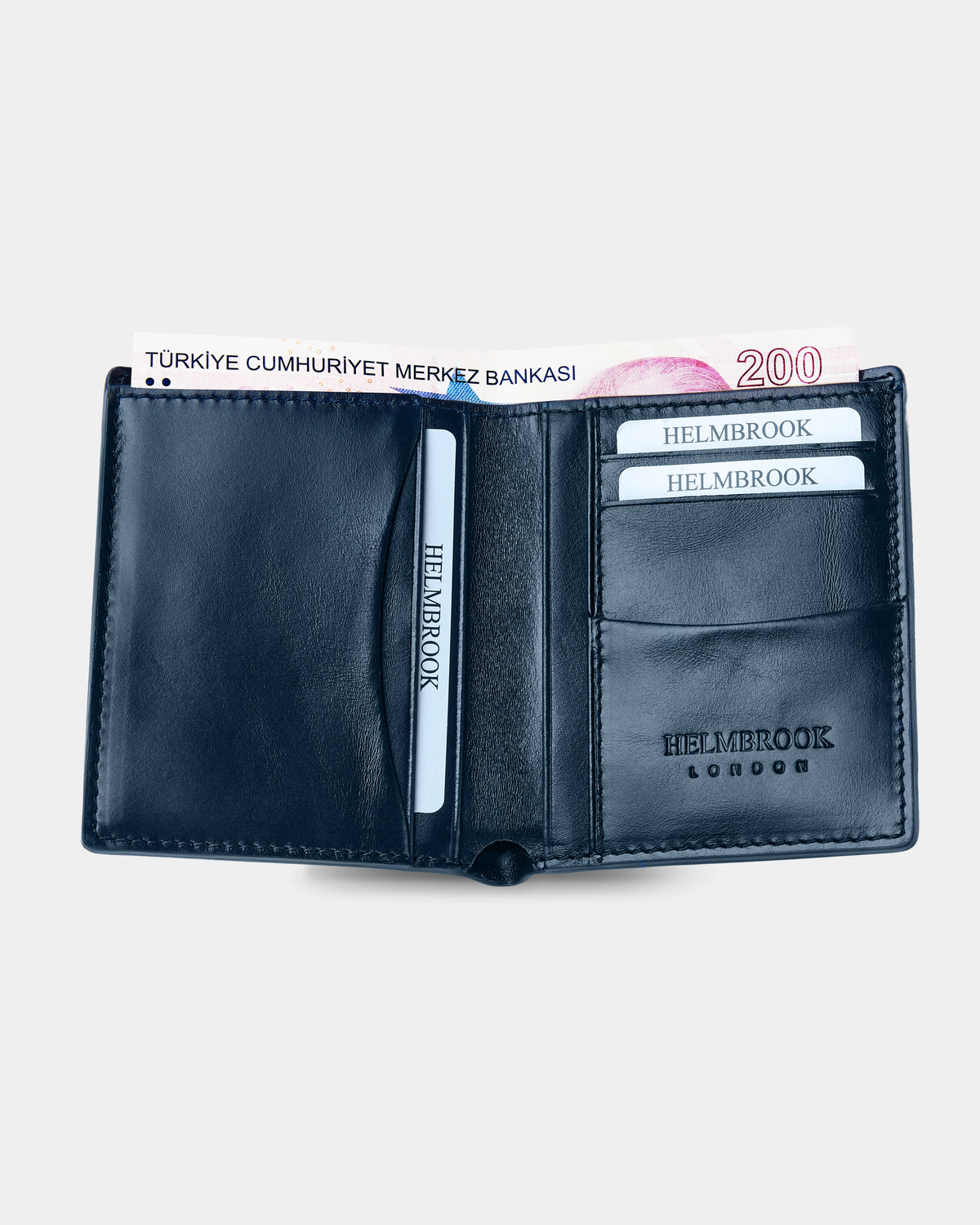 Dayton Erkek RFID Korumalı İnce Dikey Deri Cüzdan