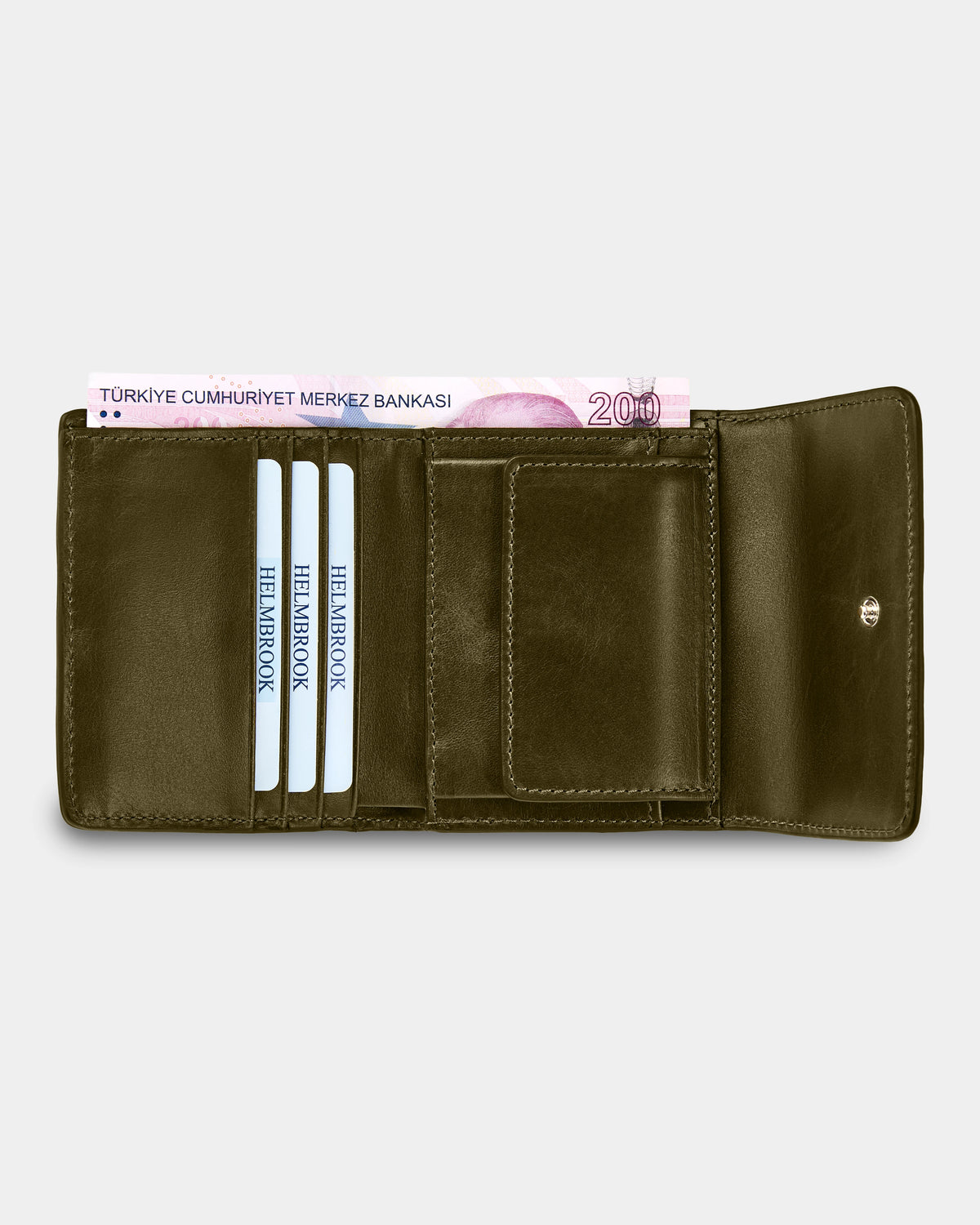 Eleanor Kadın Kapaklı RFID Korumalı Deri Cüzdan