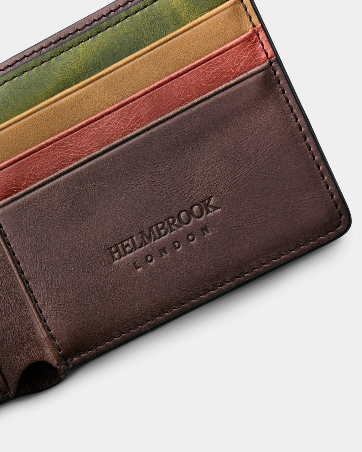 Eldridge El Yapımı Erkek Deri Cüzdan – RFID Korumalı, Çok Bölmeli