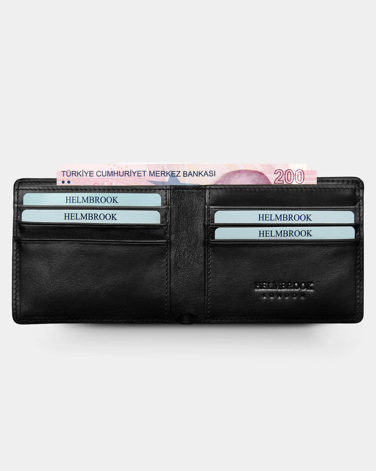 Eldridge El Yapımı Erkek Deri Cüzdan – RFID Korumalı, Çok Bölmeli