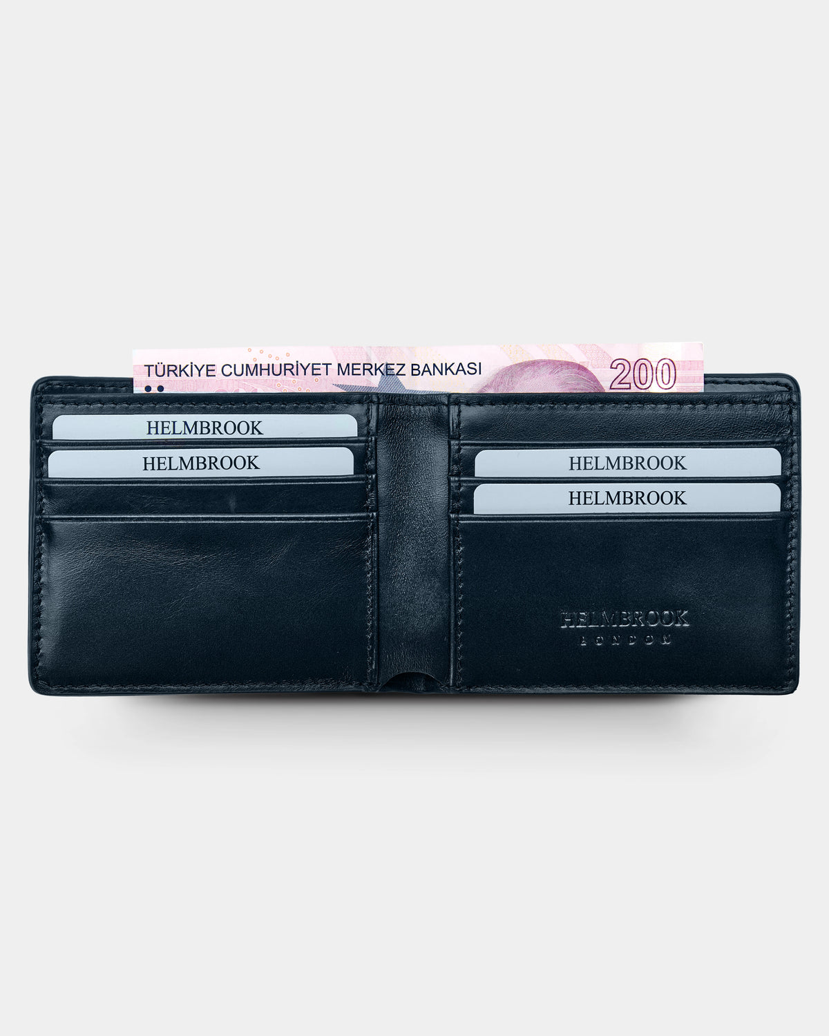 Eldridge El Yapımı Erkek Deri Cüzdan – RFID Korumalı, Çok Bölmeli