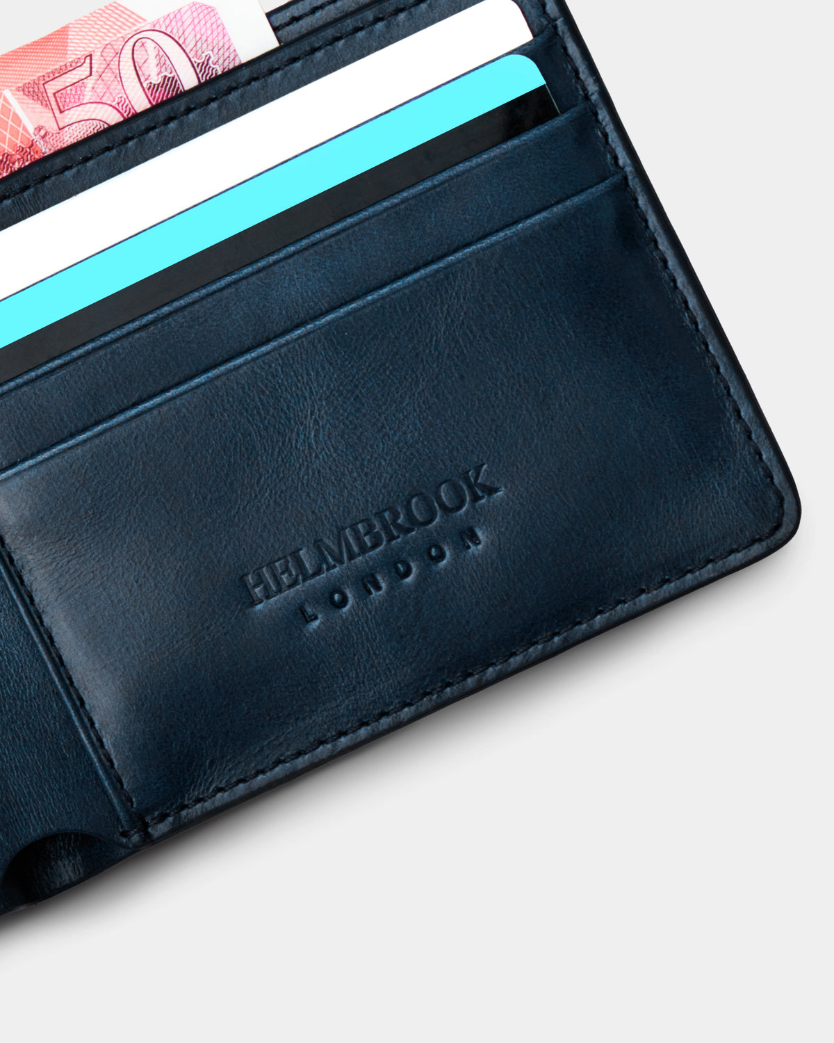 Eldridge El Yapımı Erkek Deri Cüzdan – RFID Korumalı, Çok Bölmeli