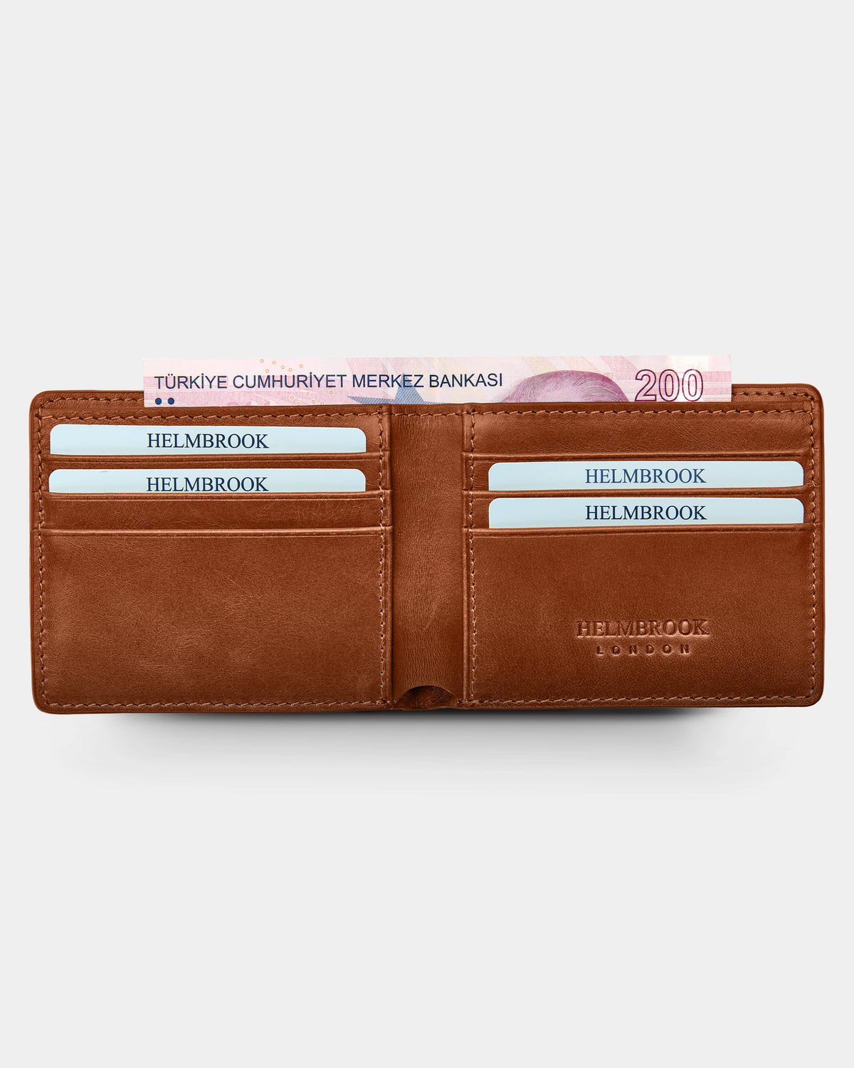 Eldridge El Yapımı Erkek Deri Cüzdan – RFID Korumalı, Çok Bölmeli