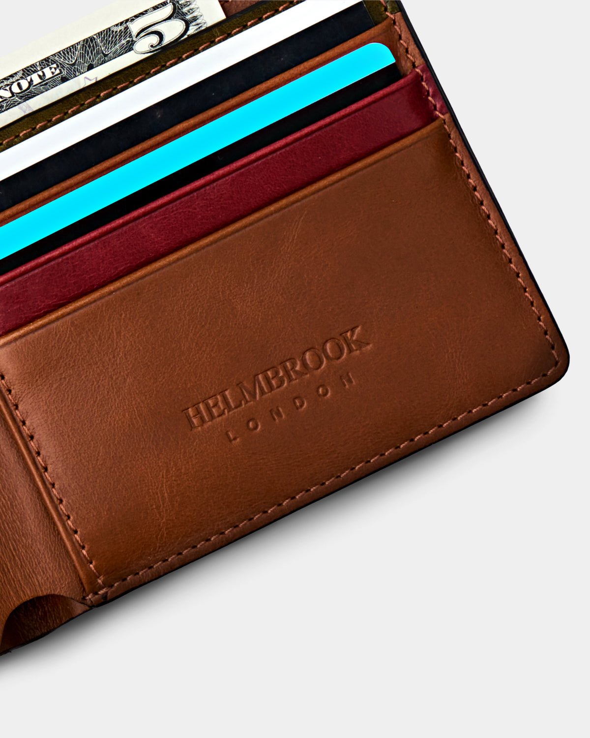 Eldridge El Yapımı Erkek Deri Cüzdan – RFID Korumalı, Çok Bölmeli
