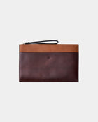 Beverly Unisex İnce Deri Clutch Çanta (Bilek Askılı)