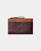 Beverly Unisex İnce Deri Clutch Çanta (Bilek Askılı)